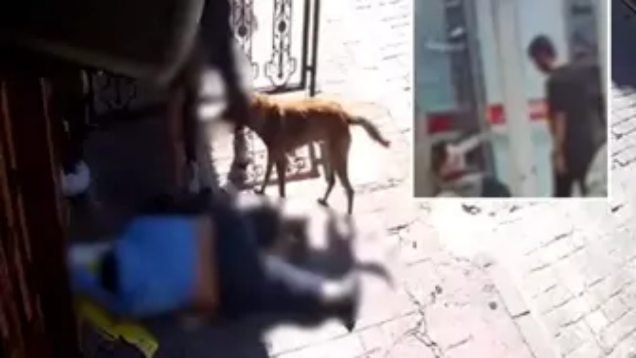 Baygın halde yatan sara hastasını soydular! İnsanlığın bittiği anlar kamerada